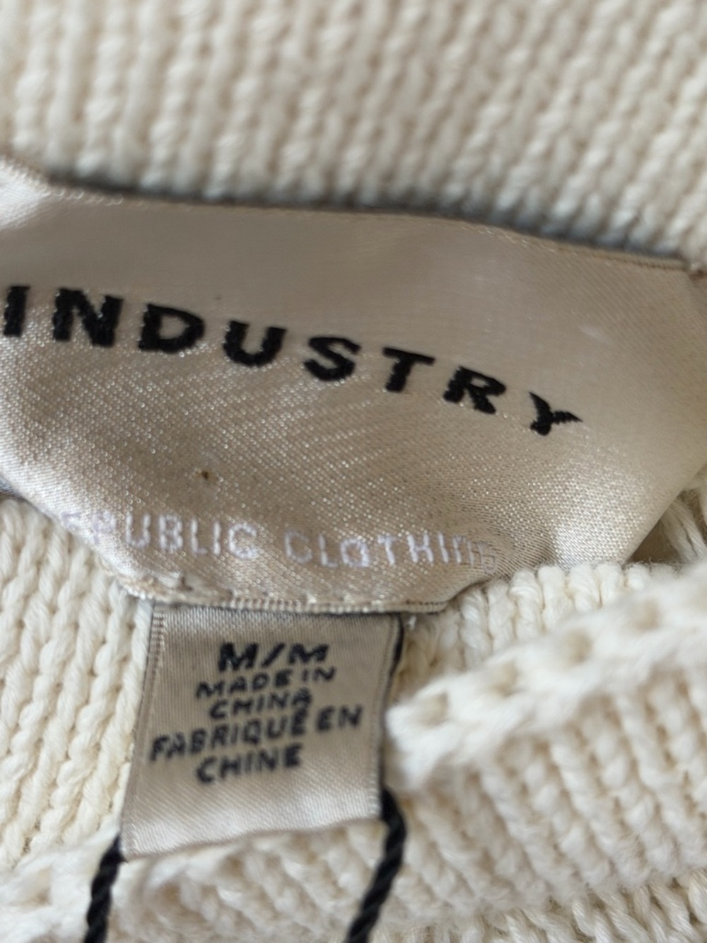 INDUSTRY White Knit Maxi Skirt - Picture 3 of 4
